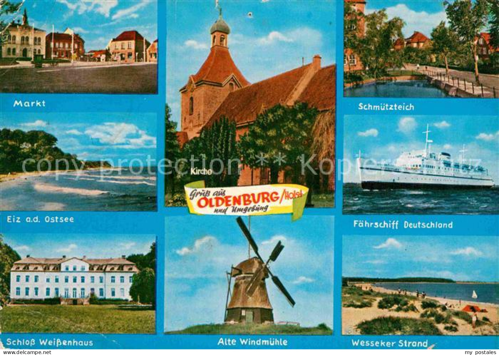 72844999 Oldenburg Holstein Markt Eiz Ostsee Schloss Weissenhaus Kirche Windmueh - Oldenburg (Holstein)