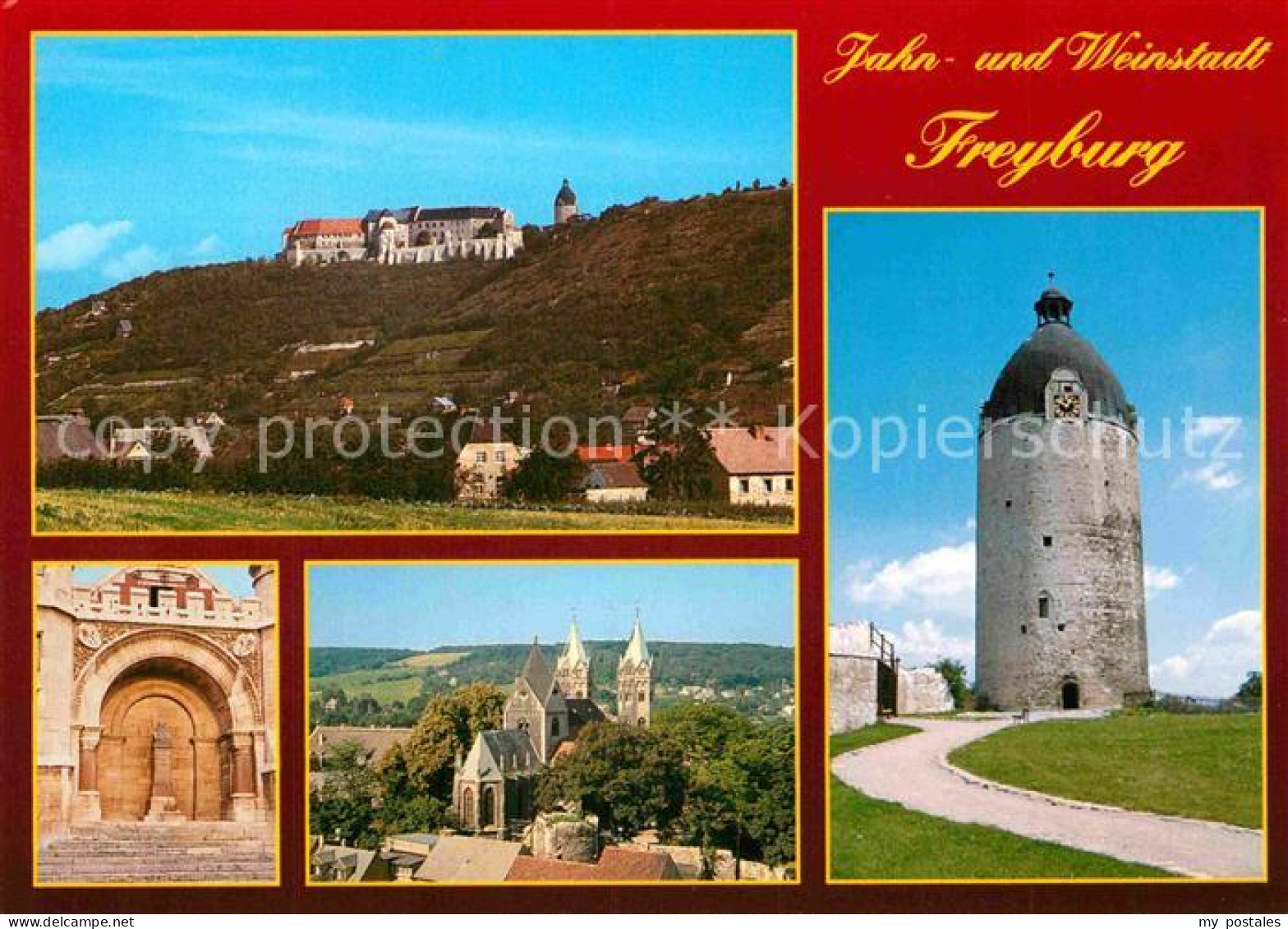 72844920 Freyburg Unstrut Schloss-Neuenburg Jahndenkmal Marienkirche Bergfried F - Freyburg A. D. Unstrut