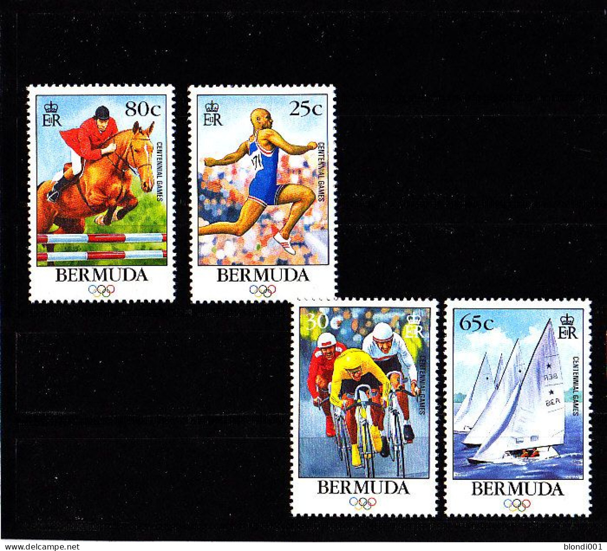 Olympics 1996 - Cycling - BERMUDA - Set MNH - Summer 1996: Atlanta
