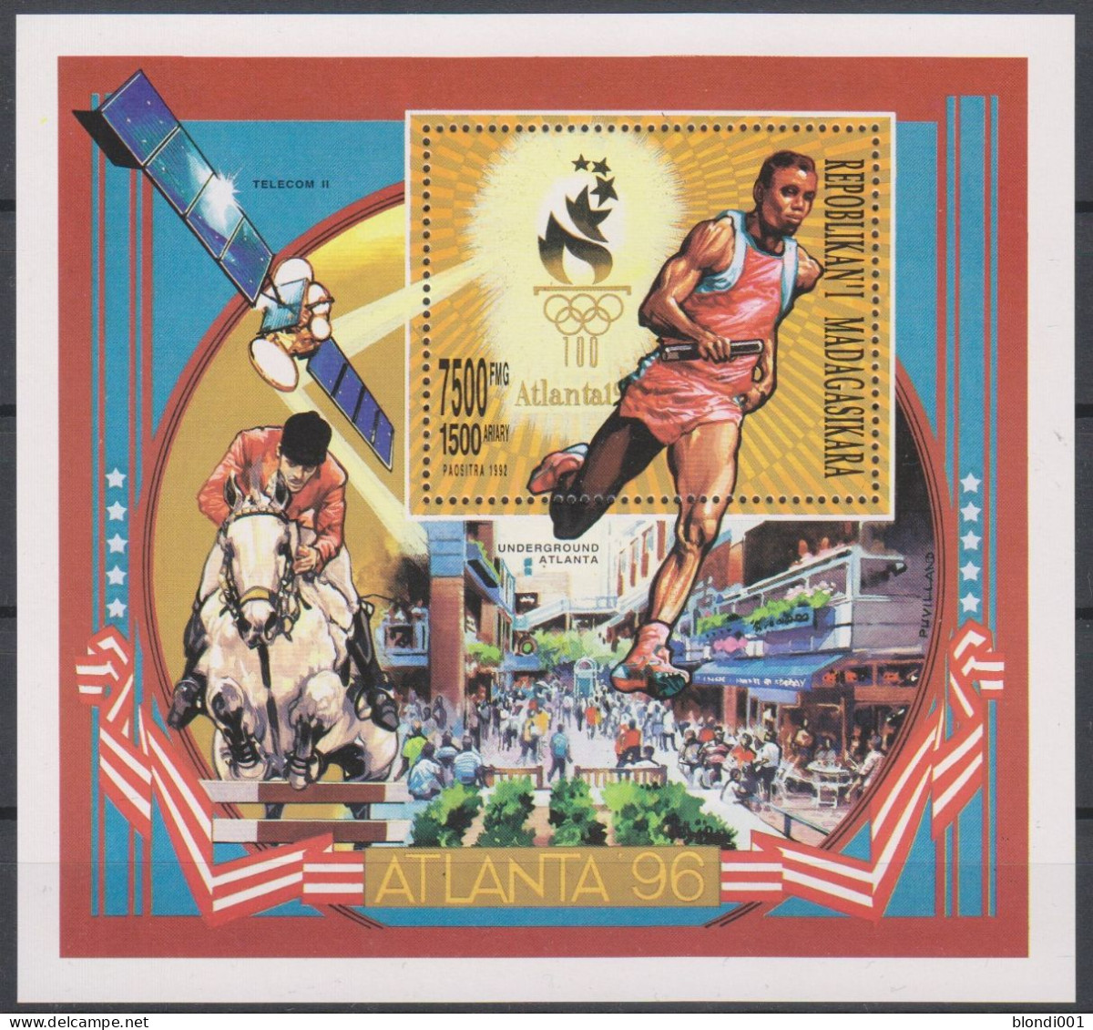 Olympics 1996 - SPACE - MALAGASY - S/S MNH - Summer 1996: Atlanta