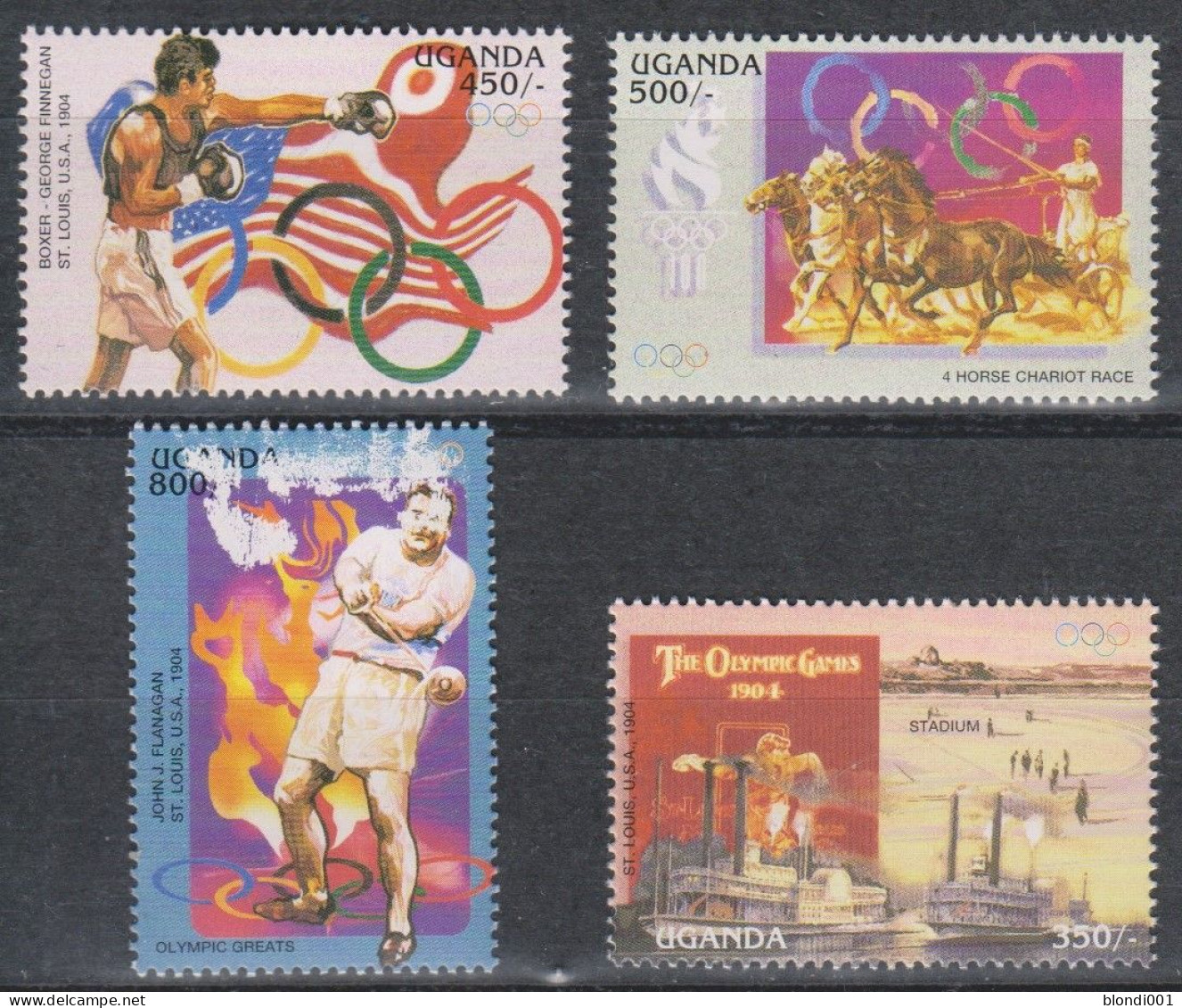 Olympics 1996 - Boxing - UGANDA - Set MNH - Zomer 1996: Atlanta