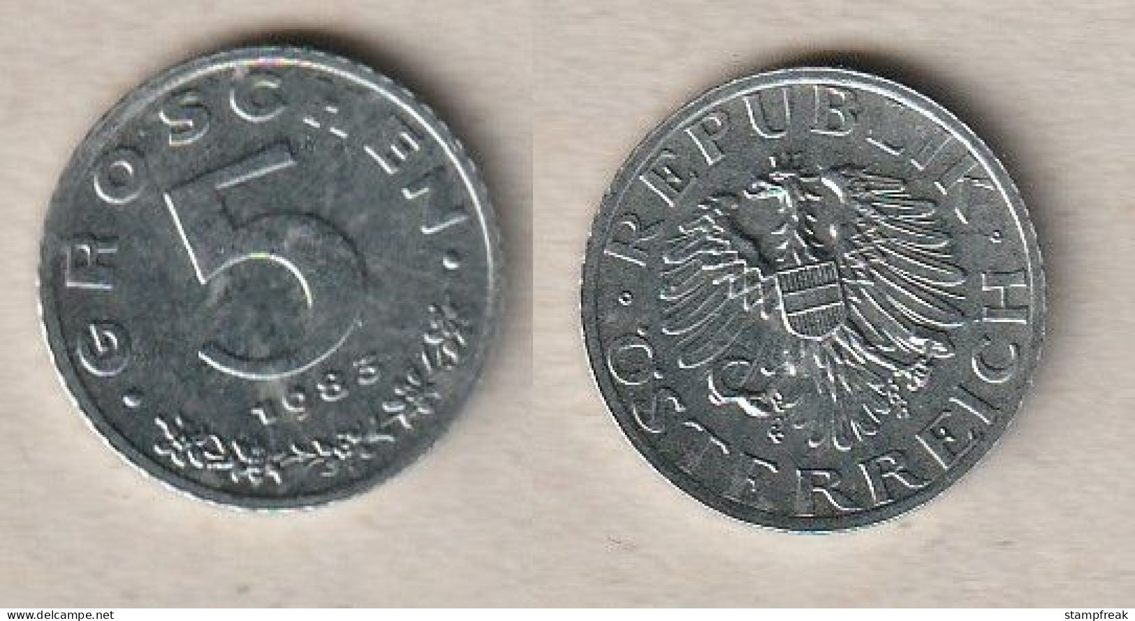 02246) Oesterreich, 5 Groschen 1983 - Autriche