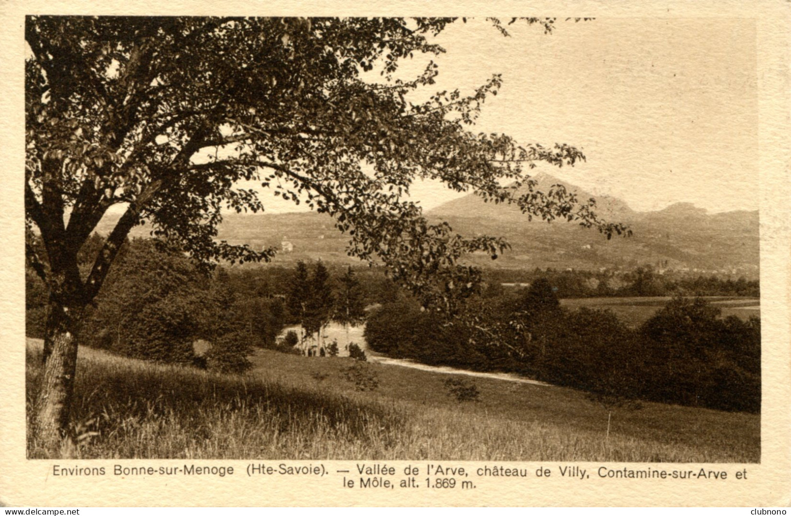 CPA -  BONNE-SUR-MENOGE (ENV.) - VALLEE DE L'ARVE - Bonne