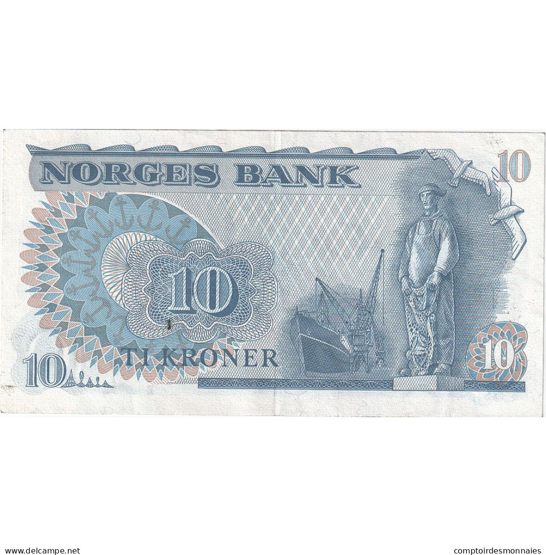 Norvège, 10 Kroner, 1982, KM:36c, SUP - Norwegen