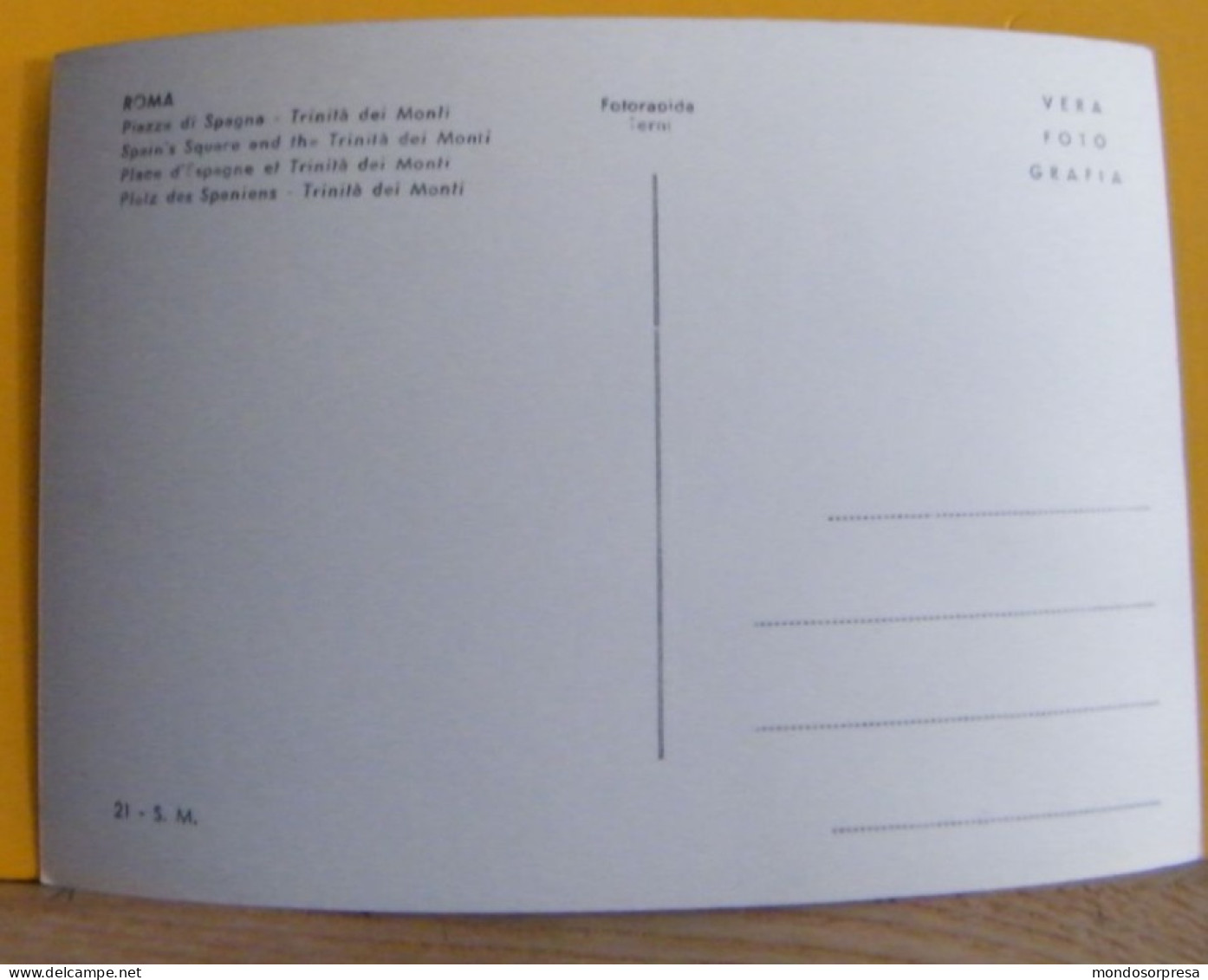 (R1) ROMA - ANIMATA - PIAZZA DI SPAGNA - TRINITA' DEI MONTI - NON VIAGGIATA - Places
