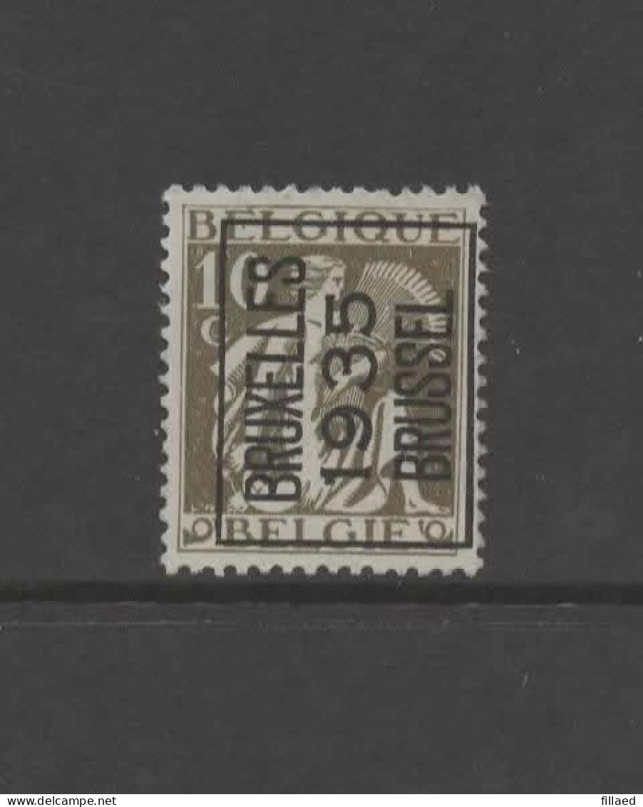 België: PRE 295A  Bruxelles 1935 Brussel Zonder Gom - Typo Precancels 1932-36 (Ceres And Mercurius)