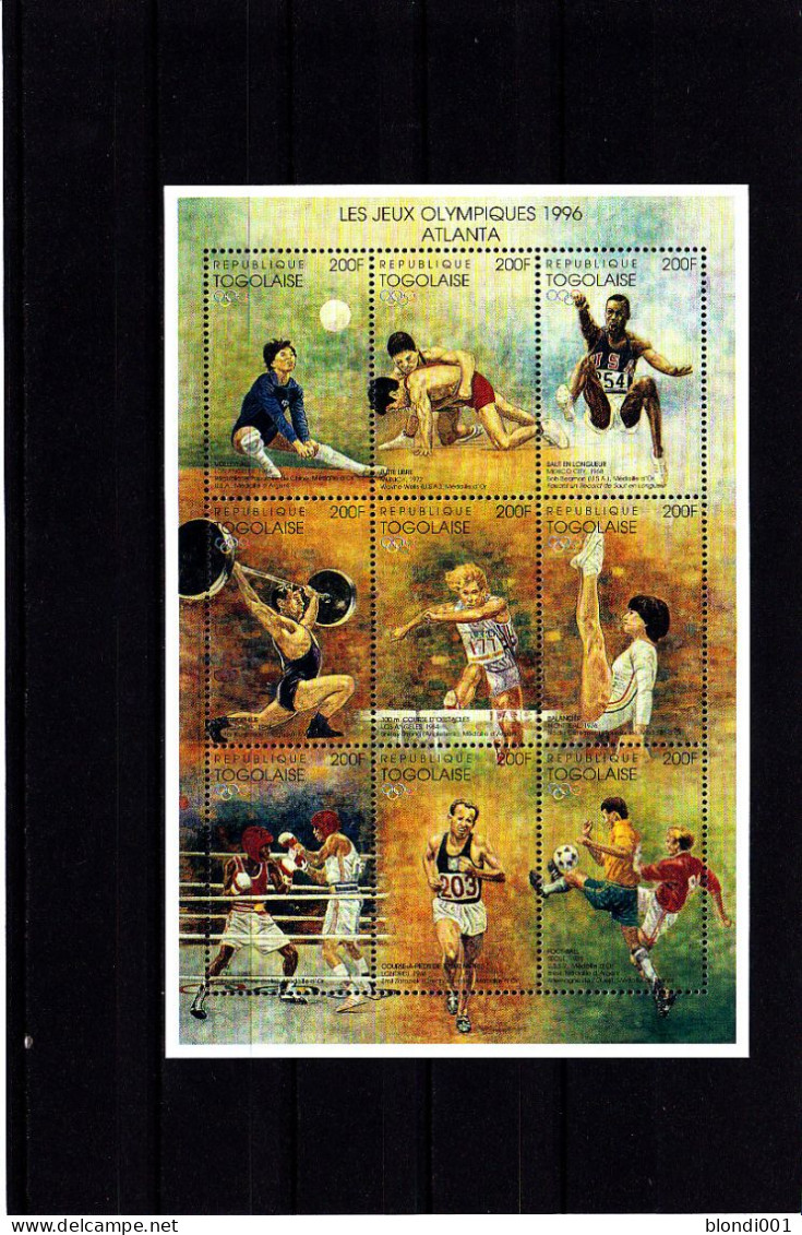 Olympics 1996 - Soccer - TOGO - Sheet MNH - Verano 1996: Atlanta