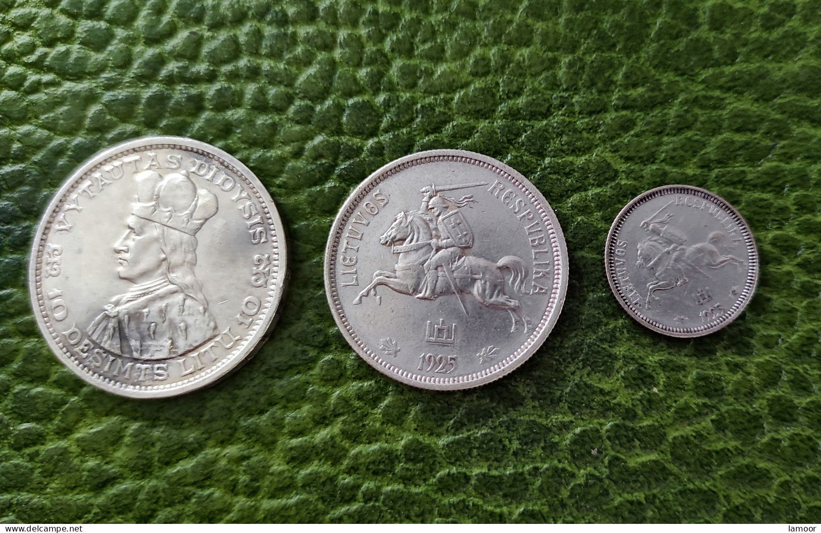 Litauen  Silber Münzen Original Silber 10 1936 ,5 Litas ,1 Litas - Litouwen