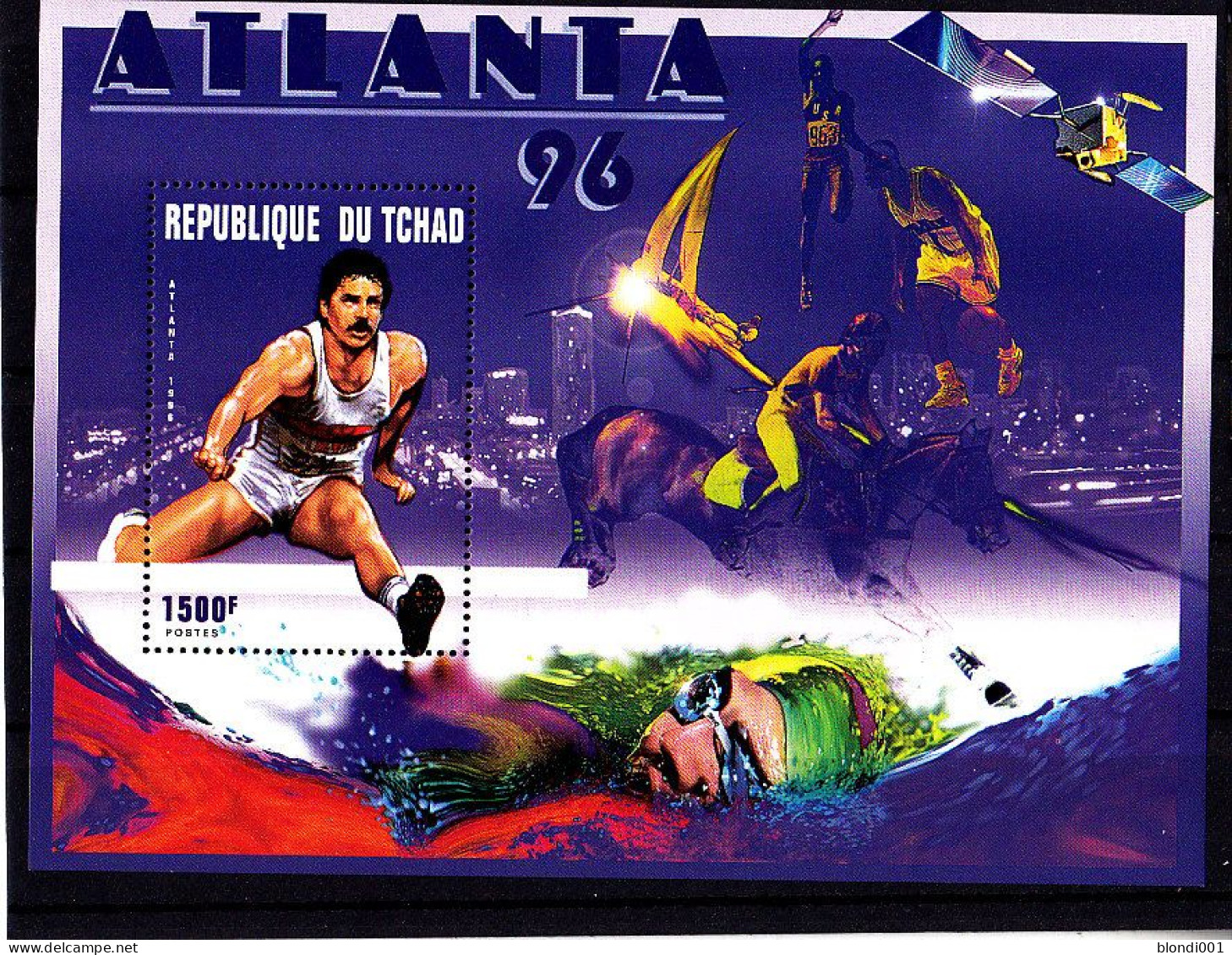 Olympics 1996 - SPACE - CHAD - S/S MNH - Verano 1996: Atlanta