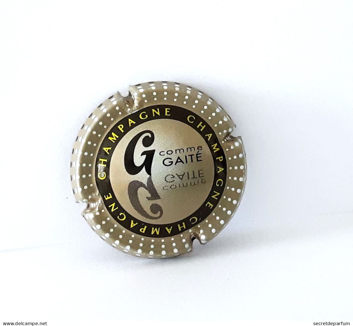 Capsules Ou Plaques De Muselet CHAMPAGNE Générique G Comme GAITÉ - Verzamelingen