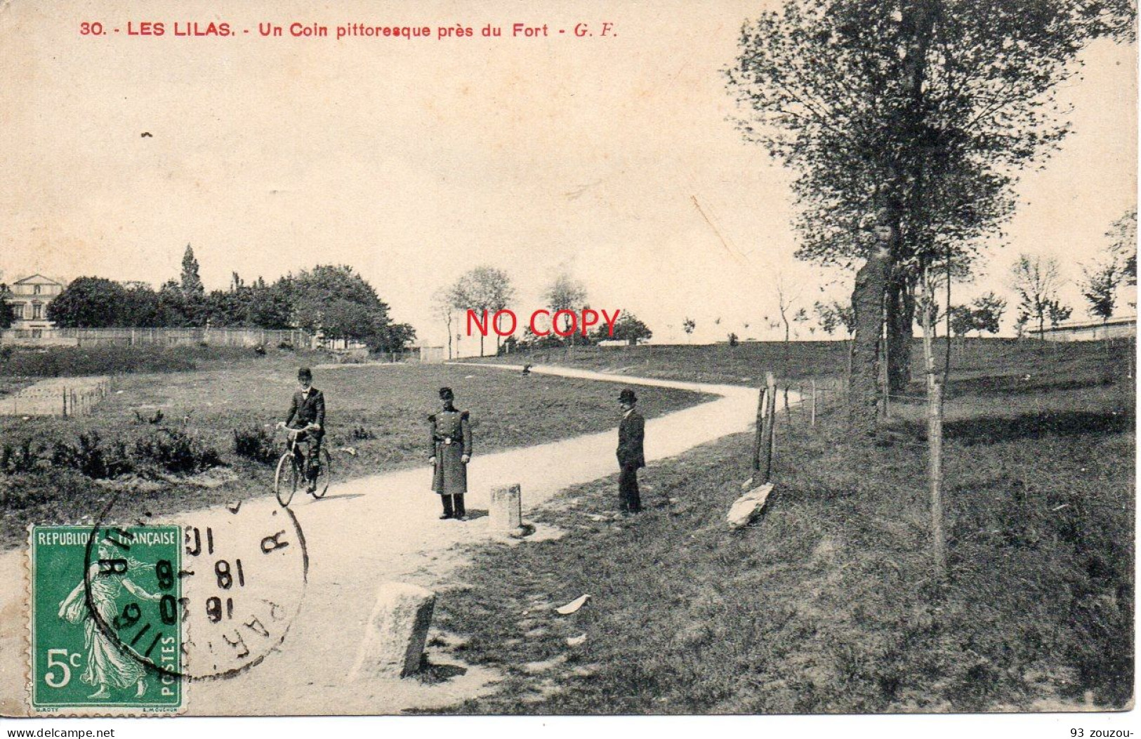 93. LES LILAS. . Un Coin Pittoresque Près Du Fort . 1910. - Les Lilas