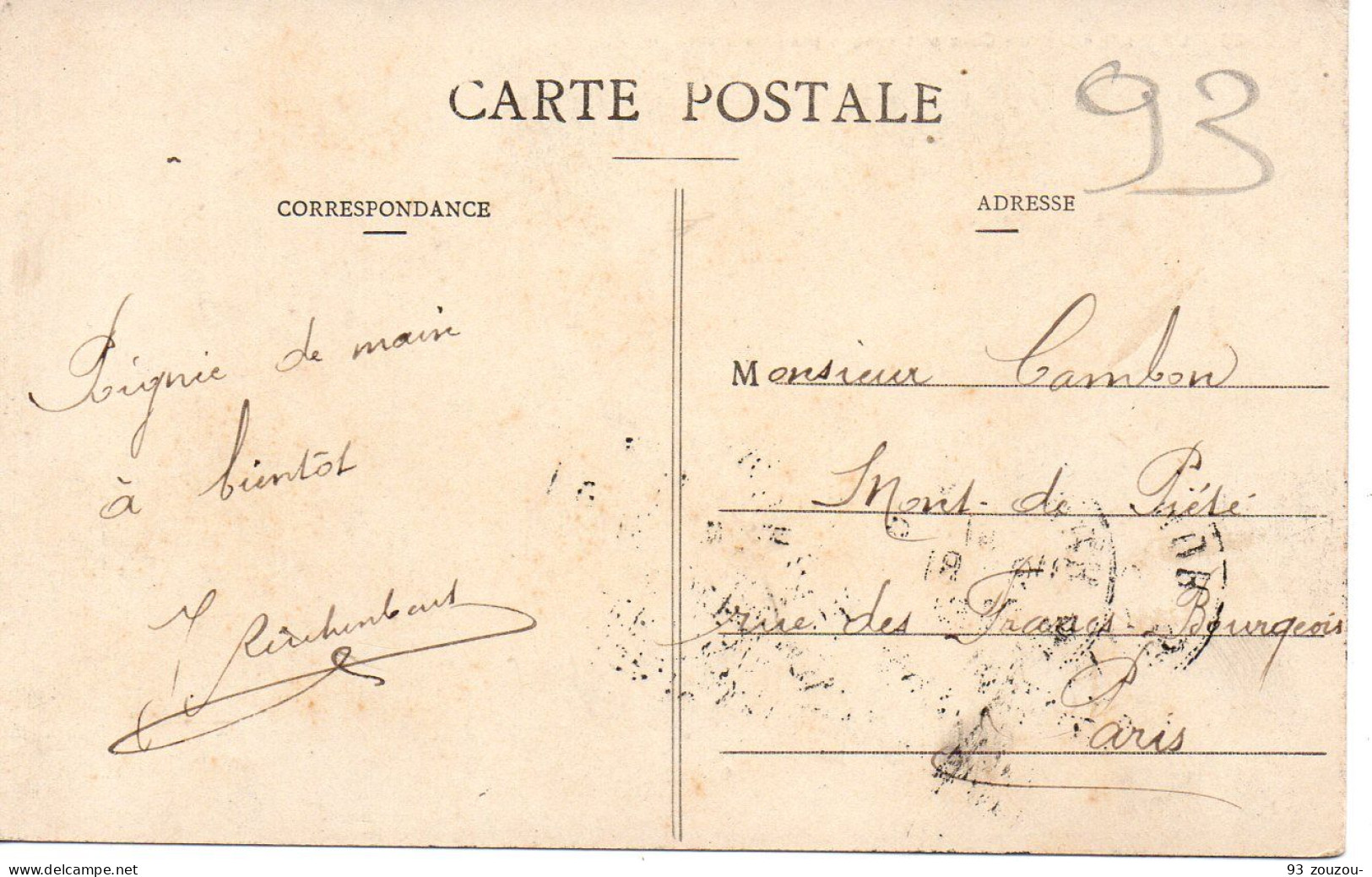 93. LES LILAS. . Un Coin Pittoresque Près Du Fort . 1910. - Les Lilas
