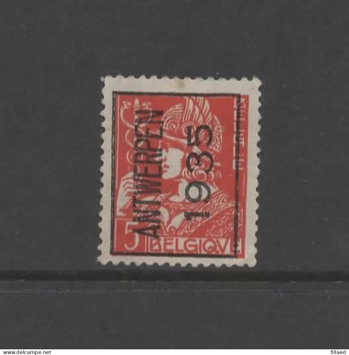 België: PRE 290A  Antwerpen 1935 Zonder Gom - Typo Precancels 1932-36 (Ceres And Mercurius)