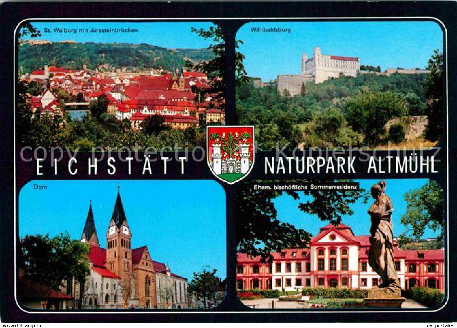 72843546 Eichstaett Oberbayern Naturpark Altmuehltal St. Walburg Willibaldsburg  - Eichstätt