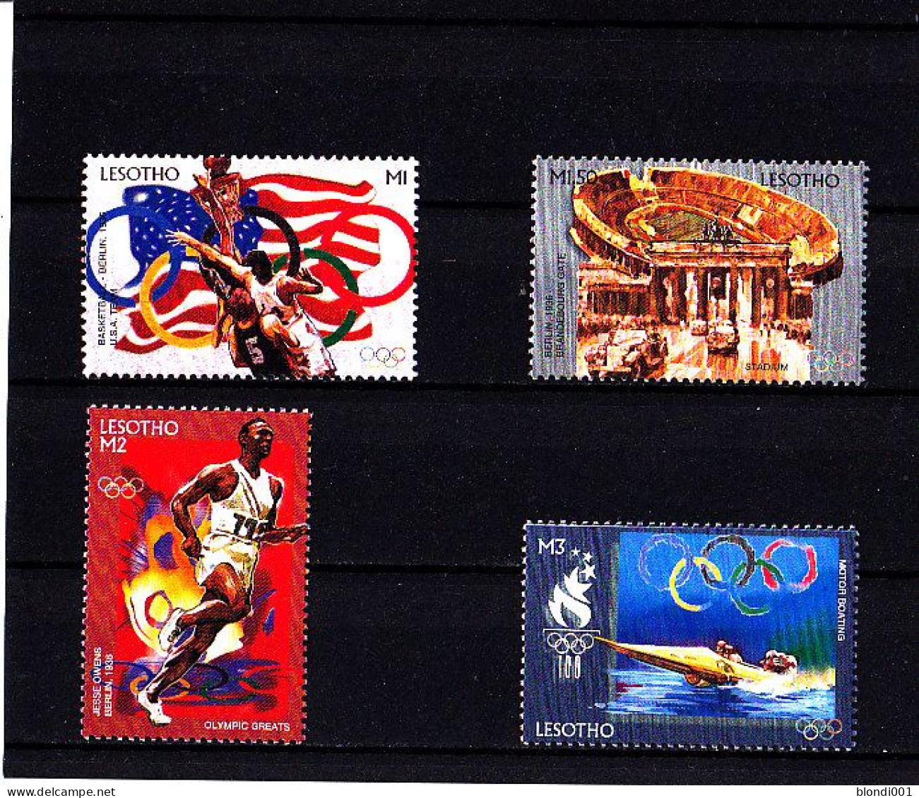 Olympics 1996 - Basketball - LESOTHO - Set MNH - Summer 1996: Atlanta