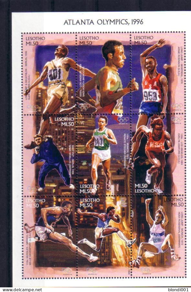 Olympics 1996 - Athletics - LESOTHO - Sheet MNH - Summer 1996: Atlanta
