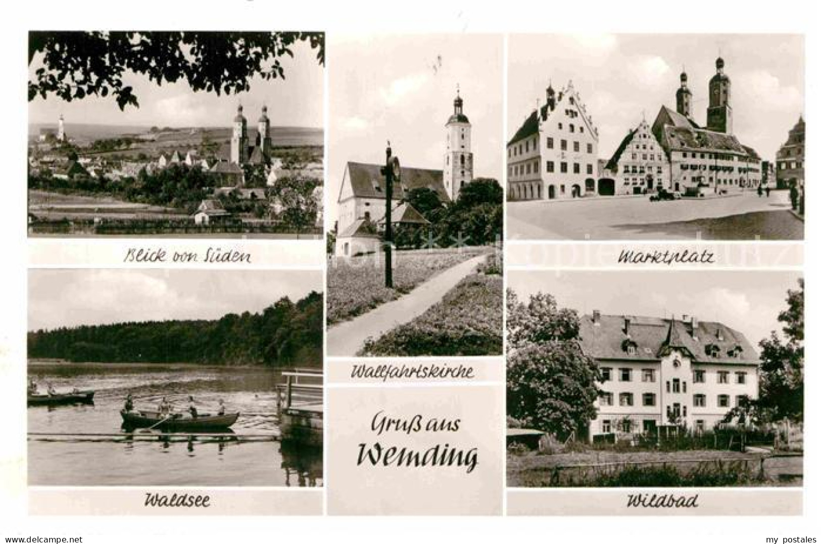 72843368 Wemding Waldsee Wildbad Marktplatz Wallfahrtskirche Wemding - Wemding