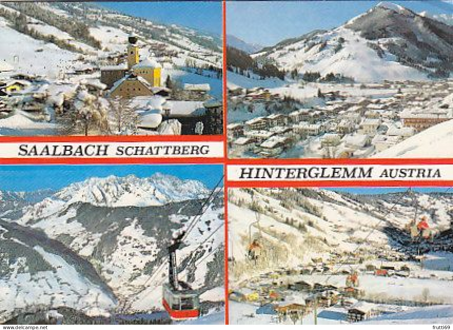 AK 203814 AUSTRIA - Saalbach Schattberg Hinterglemm - Saalbach