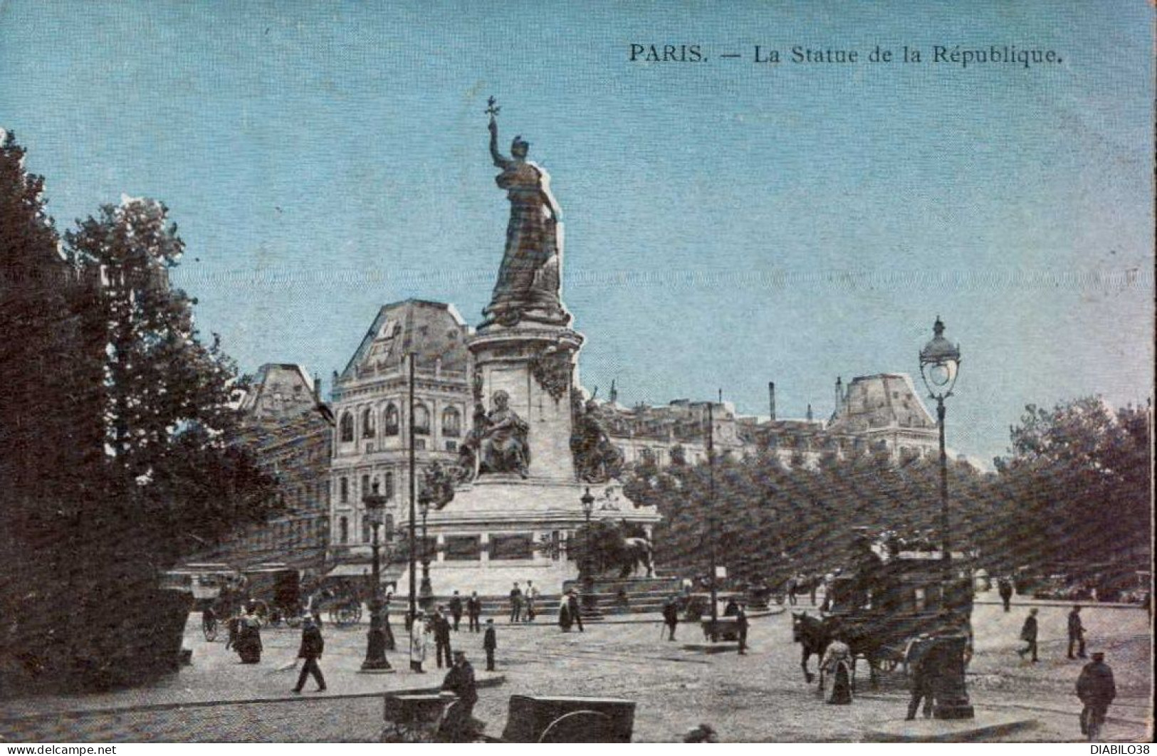 PARIS      ( 75 )   LA STATUE DE LA REPUBLIQUE - Statues