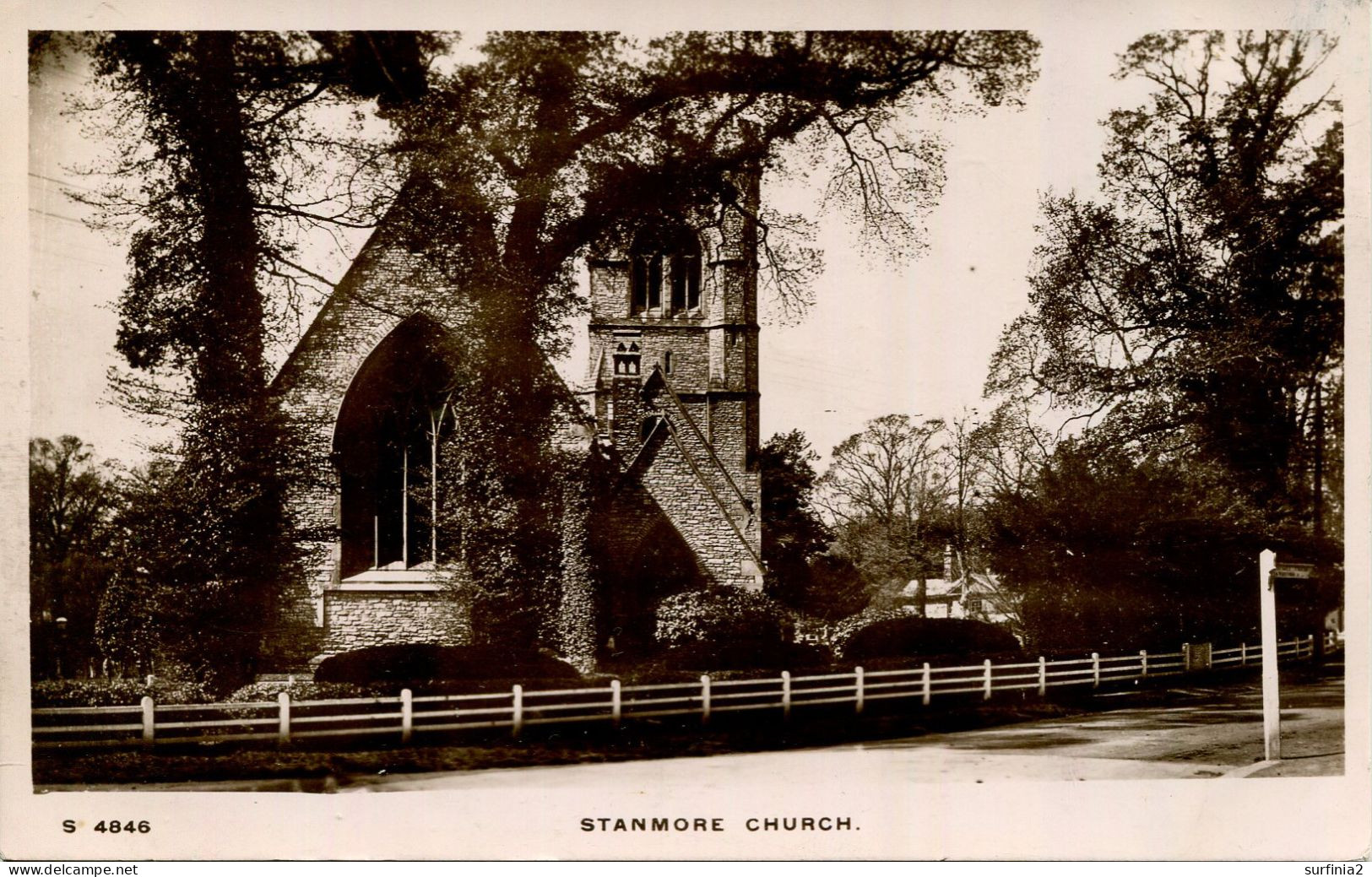 LONDON - HARROW - STANMORE CHURCH RP   Lo1710 - London Suburbs