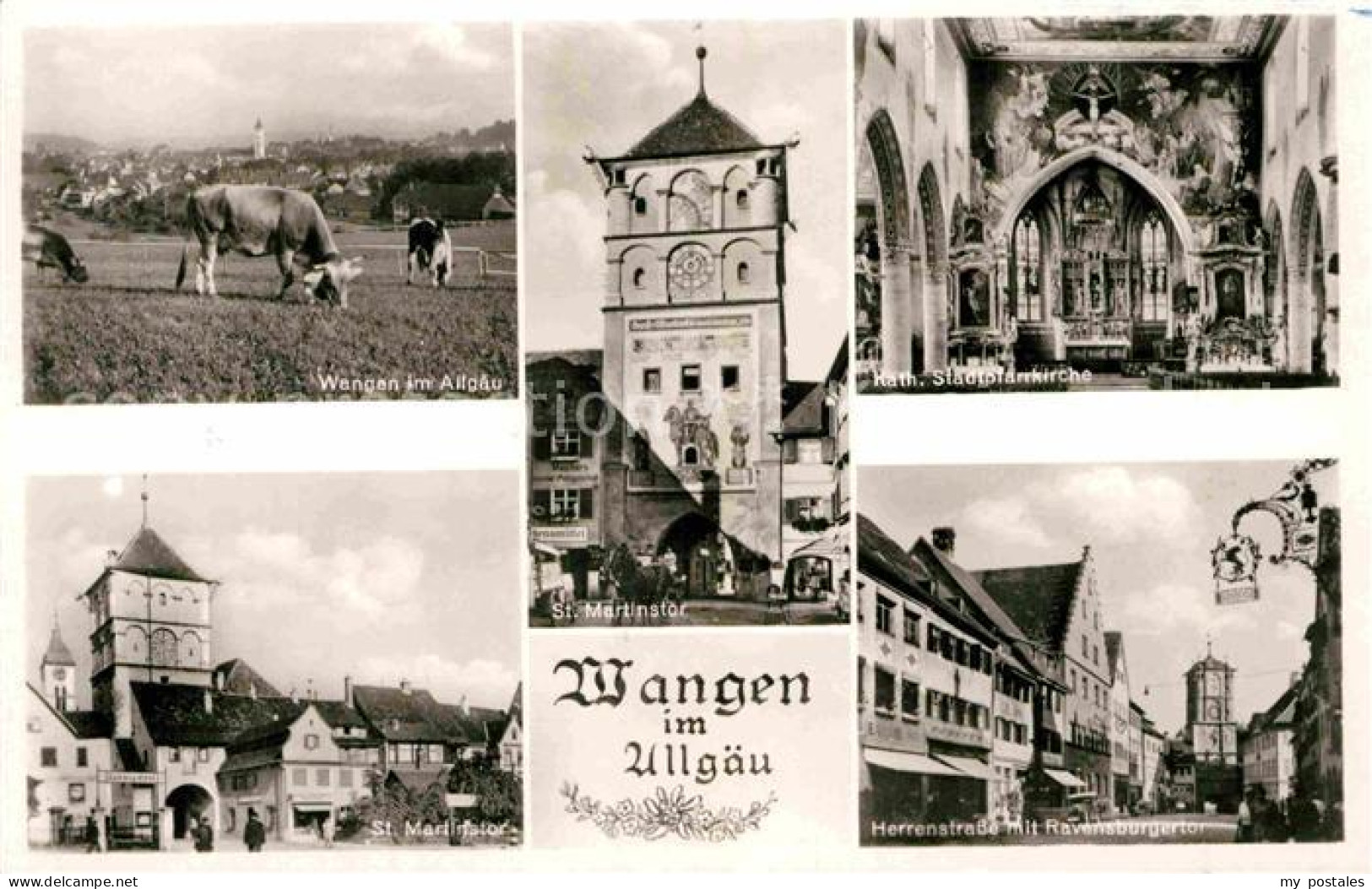 72842173 Wangen Allgaeu Sankt Martinstor Ravensburgertor Stadtpfarrkirche Wangen - Wangen I. Allg.