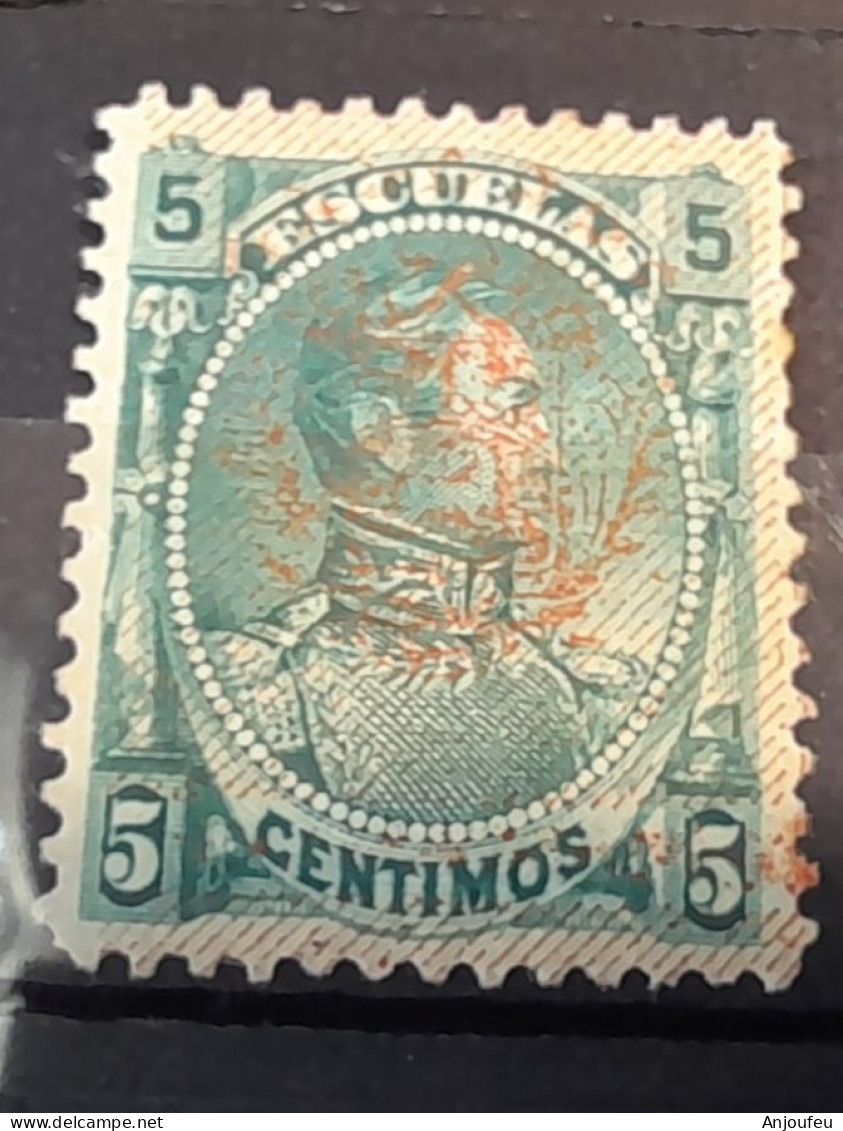 Très Ancien Timbre Oblitéré 5 Centimos Vénézuela - Used Stamps