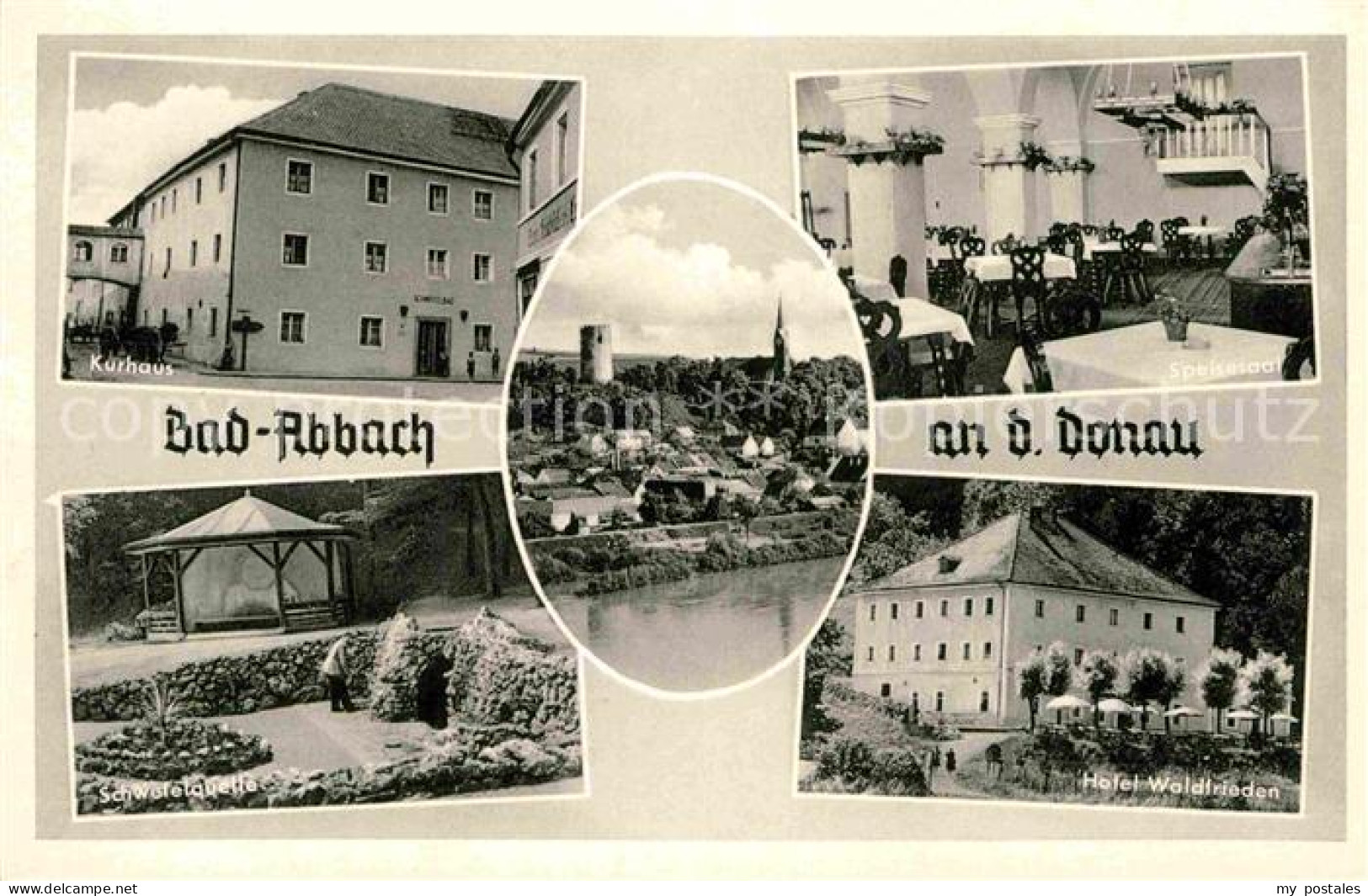 72842015 Bad Abbach Kurhaus Speisesaal Schwefelquelle Hotel Waldfrieden Alkofen - Bad Abbach