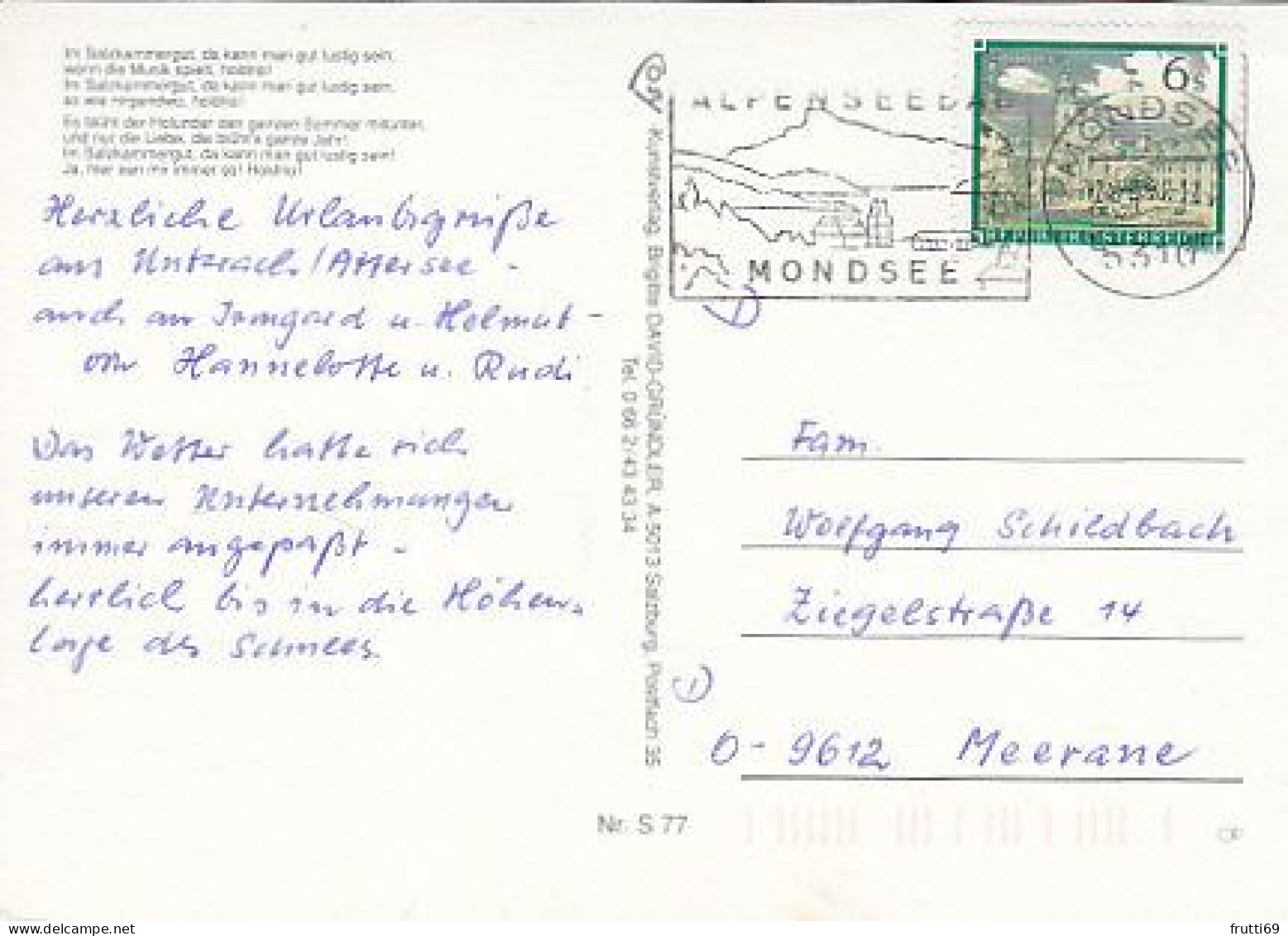 AK 203825 AUSTRIA - St. Gilgen - St. Gilgen