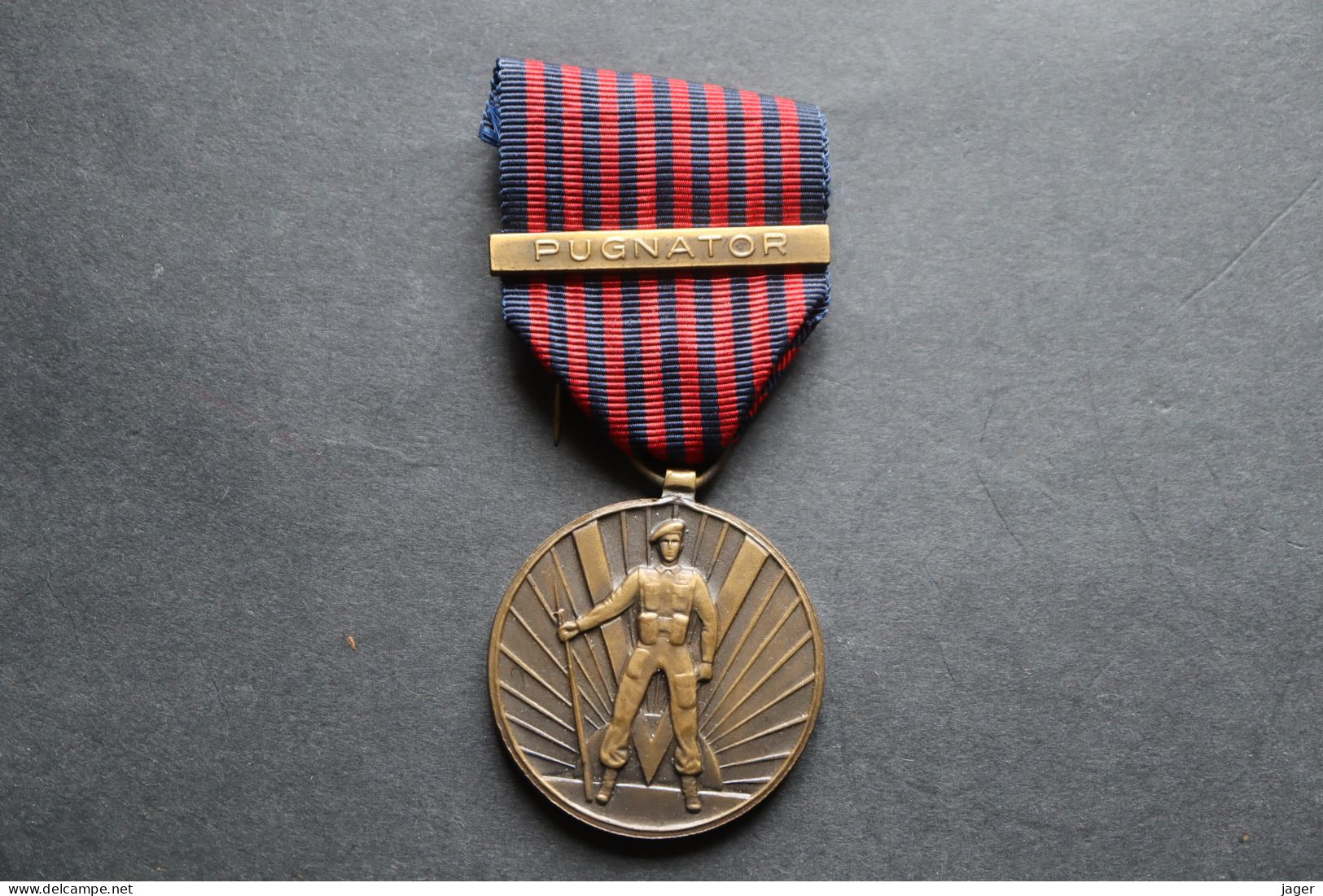 Ordre Médaille BELGIQUE WWII VOLONTARIIS 1940-1945 Barrette  PUGNATOR   WWII - Belgique