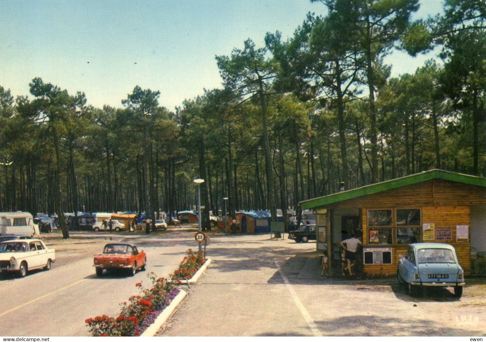 Biscarosse. Le Camping De La Plage. (Années 70) - Biscarrosse