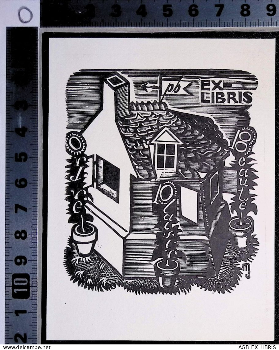 EX LIBRIS  MICHEL JAMAR Per PB L27bis-F01 1956 - Exlibris