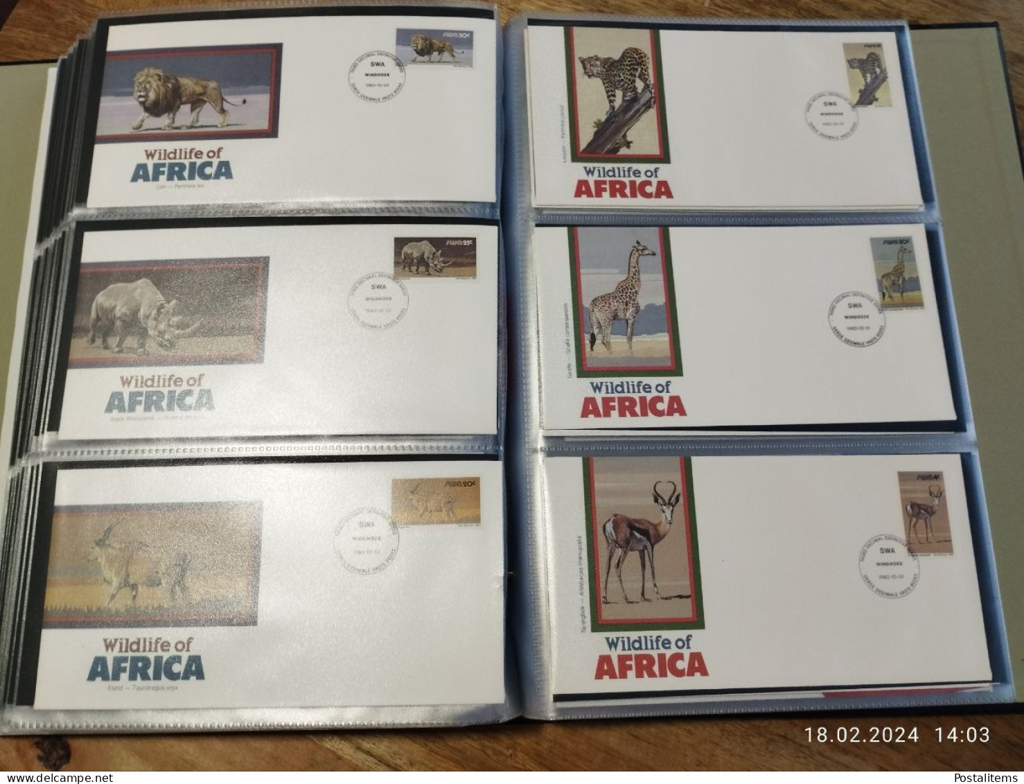 Album With Envelopes FDC Netherlands, UN, Australia, Monaco, St. Vincent, Hungary, Maldives, South Africa, - Sammlungen (im Alben)