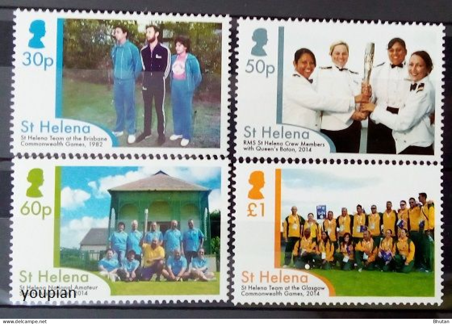 St. Helena 2014, Commonwealth Games, MNH Stamps Set - Sainte-Hélène