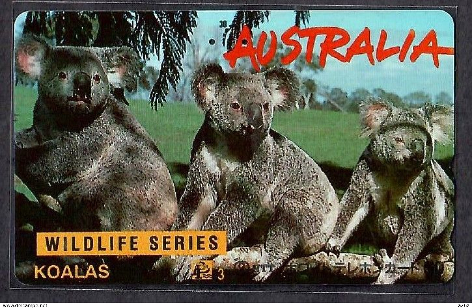 Japan 1V Koalas Australia Wildlife Series  Used Card - Jungle