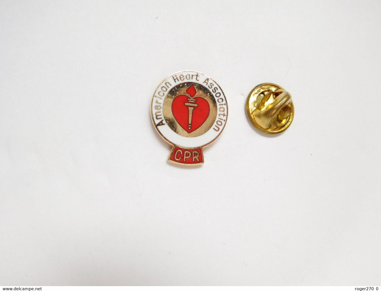 Beau Pin's Pins En EGF , Médical , American Heart Association , Cœur , Soins Cardiaques - Medical