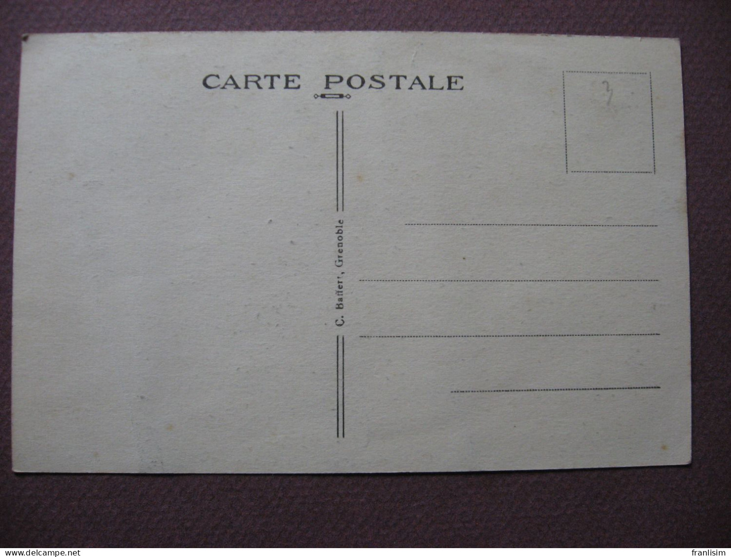 CPA 38 CLAIX Vue Générale Et Chaine Des Alpes - Claix