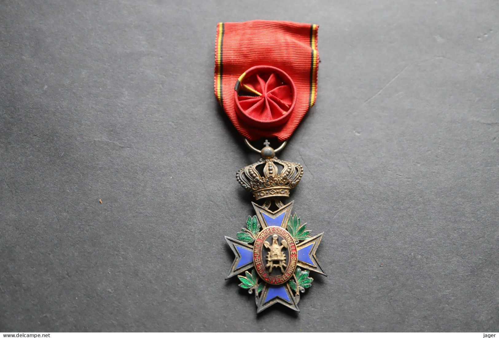 Ordre Médaille BELGIQUE  Civil   Union Professionnelle Médaille D'ancienneté Grade Officier - Belgium