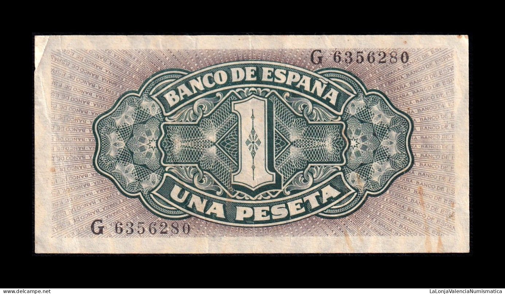 España Spain 1 Peseta Carabela 1940 Pick 122 Serie G Mbc/Ebc Vf/Xf - 1-2 Peseten