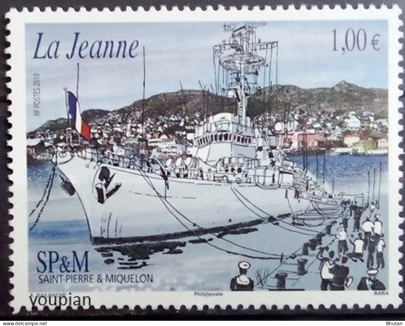 St. Pierre And Miquelon 2010, La Jeanne Navy, MNH Single Stamp - Unused Stamps
