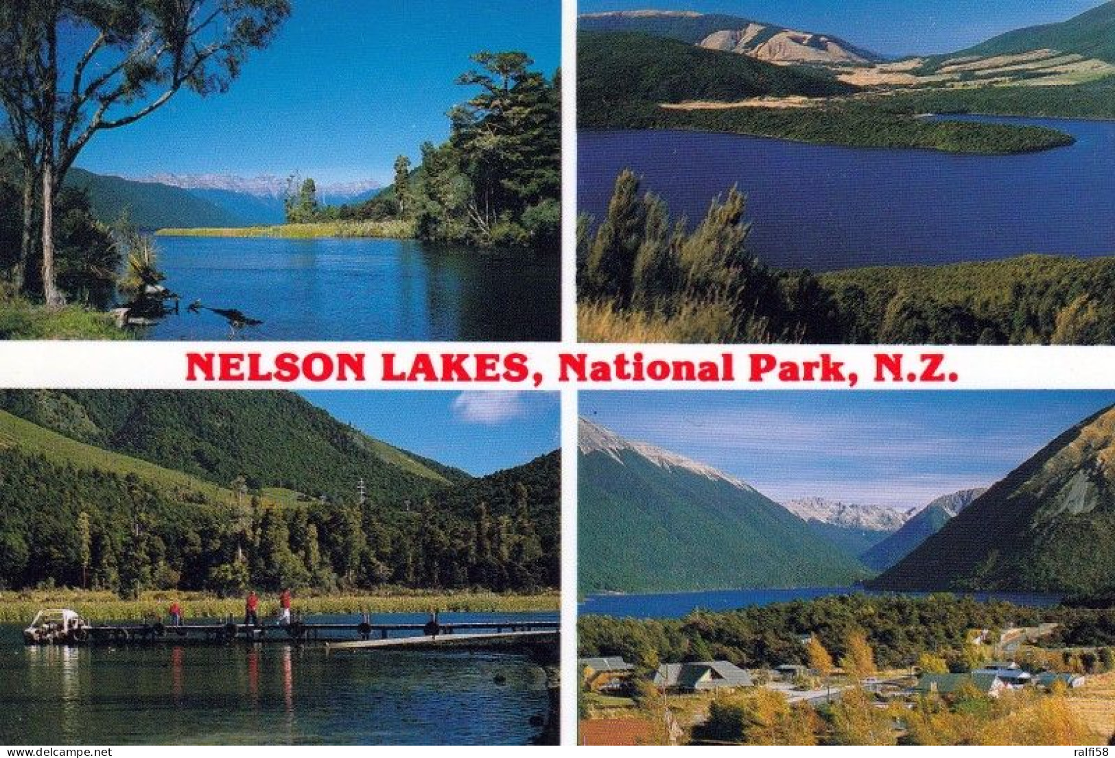 1 AK New Zealand * Nelson-Lakes-Nationalpark Ein Gebiet Im Nördlichsten Teil Der Neuseeländischen Alpen Auf Der Südinsel - Nouvelle-Zélande