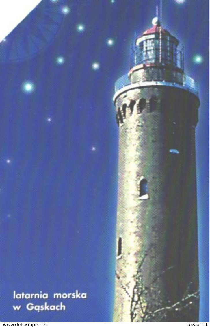 Poland:Used Phonecard, Telekomunikacja Polska S.A., 25 Units, Gaski Lighthouse - Phares