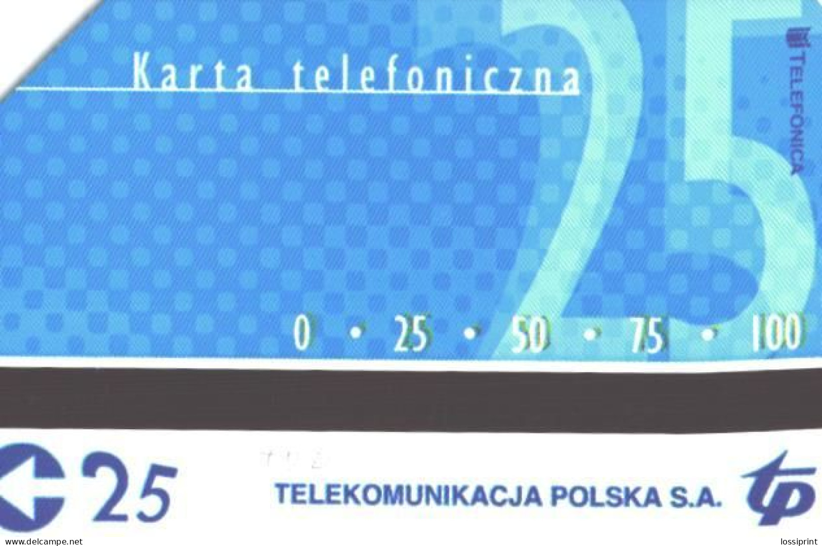 Poland:Used Phonecard, Telekomunikacja Polska S.A., 25 Units, Gaski Lighthouse - Leuchttürme