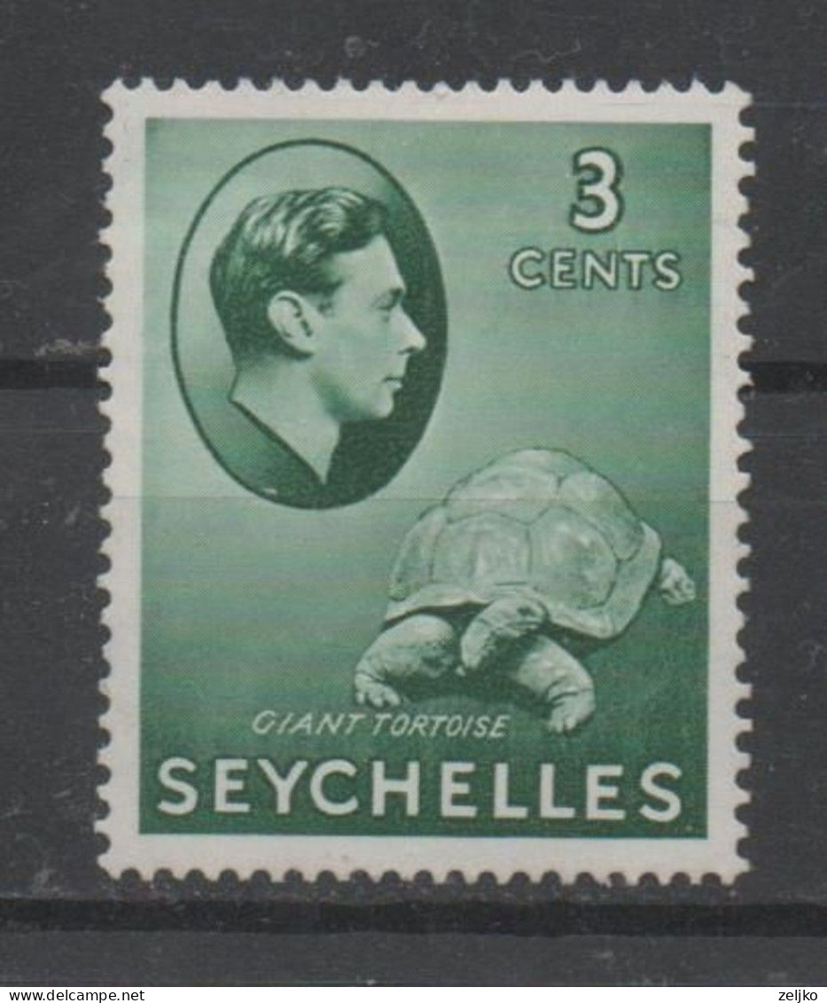 Seychelles, MH, 1938, Michel 122, Turtle, Fauna - Seychelles (...-1976)
