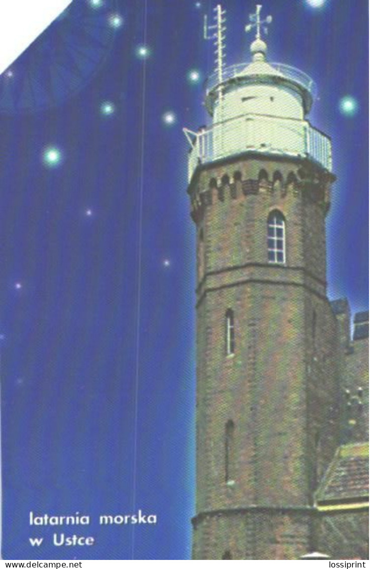 Poland:Used Phonecard, Telekomunikacja Polska S.A., 25 Units, Ustka Lighthouse - Faros