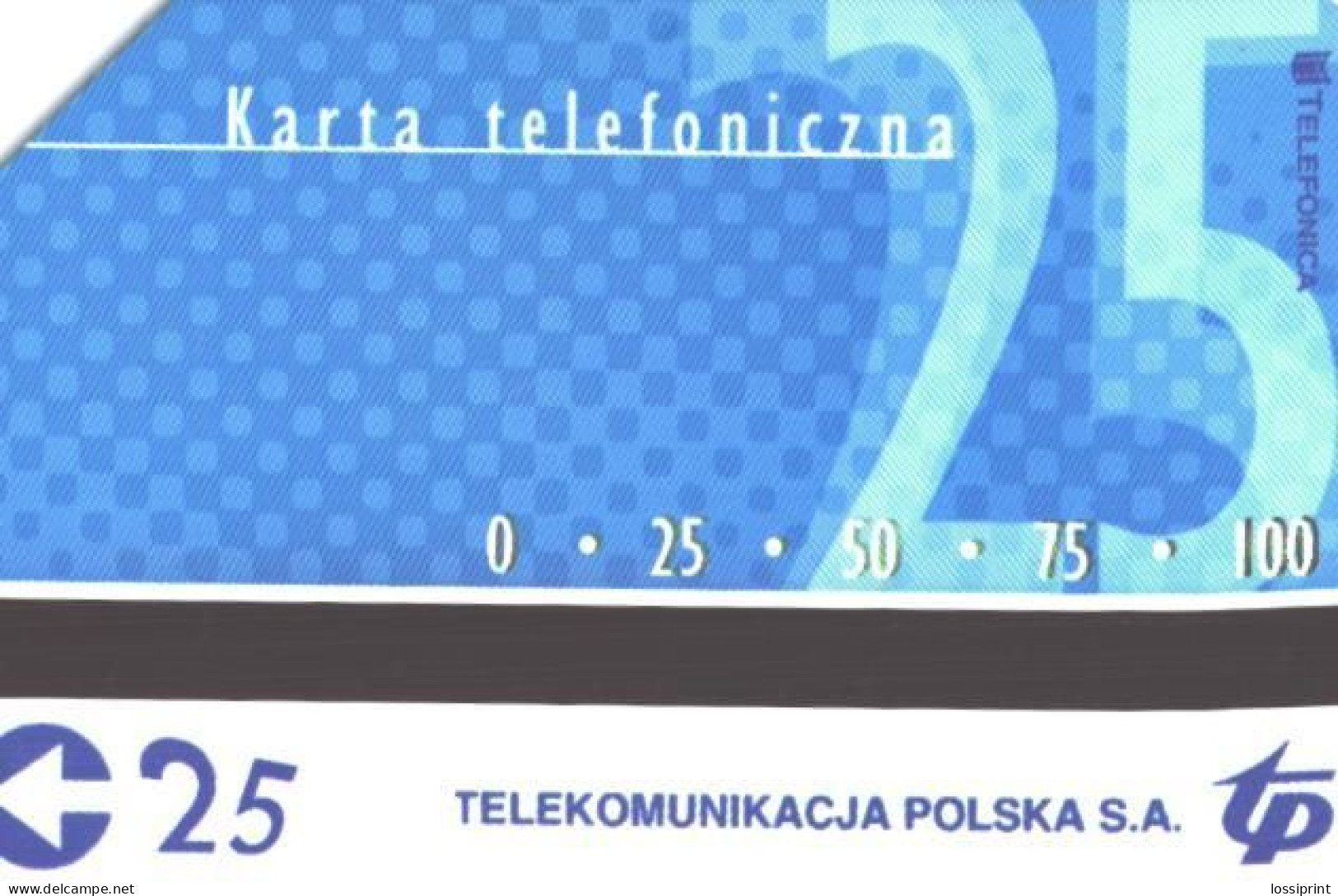 Poland:Used Phonecard, Telekomunikacja Polska S.A., 25 Units, Ustka Lighthouse - Fari