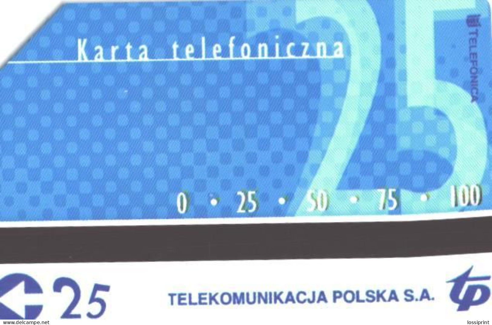 Poland:Used Phonecard, Telekomunikacja Polska S.A., 25 Units, Rozewiu Lighthouse - Vuurtorens