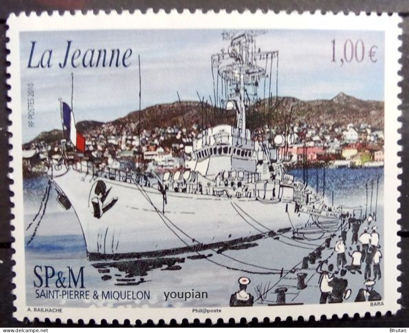 St. Pierre And Miquelon 2010, Ship, MNH Single Stamp - Neufs