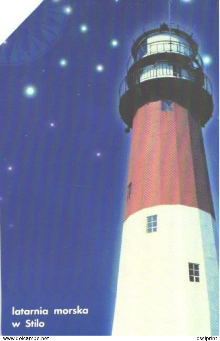 Poland:Used Phonecard, Telekomunikacja Polska S.A., 25 Units, Stilo Lighthouse - Lighthouses