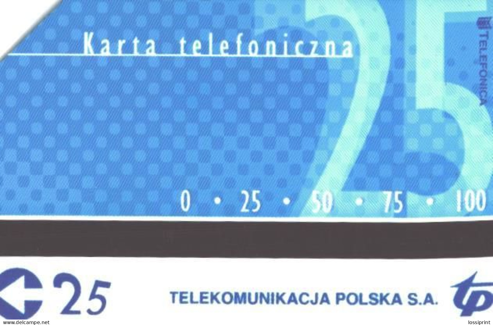 Poland:Used Phonecard, Telekomunikacja Polska S.A., 25 Units, Rozewie II Lighthouse - Phares