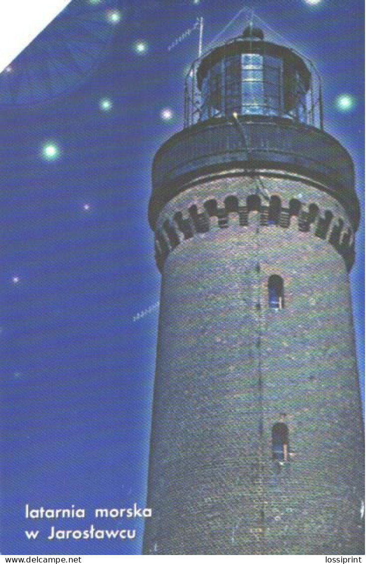 Poland:Used Phonecard, Telekomunikacja Polska S.A., 25 Units, Jaroslaw Lighthouse - Vuurtorens